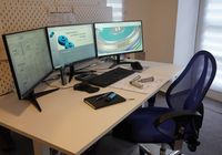 3D-CAD Arbeitsplatz 3 Bildschirme